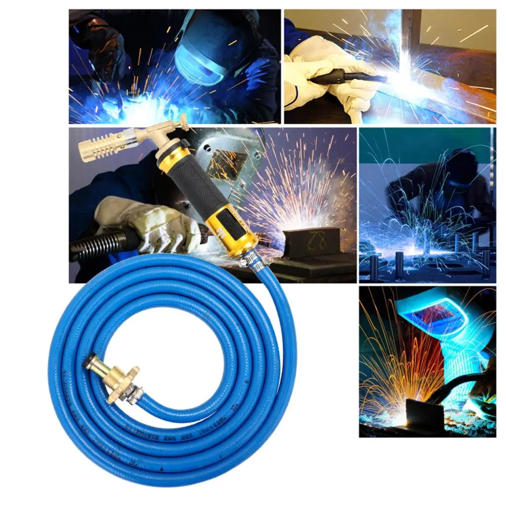 

New Professional Portable Manual Ignition Liquefied Gases Welding Torch Kit for Soldering Cooking Brazing Heating
