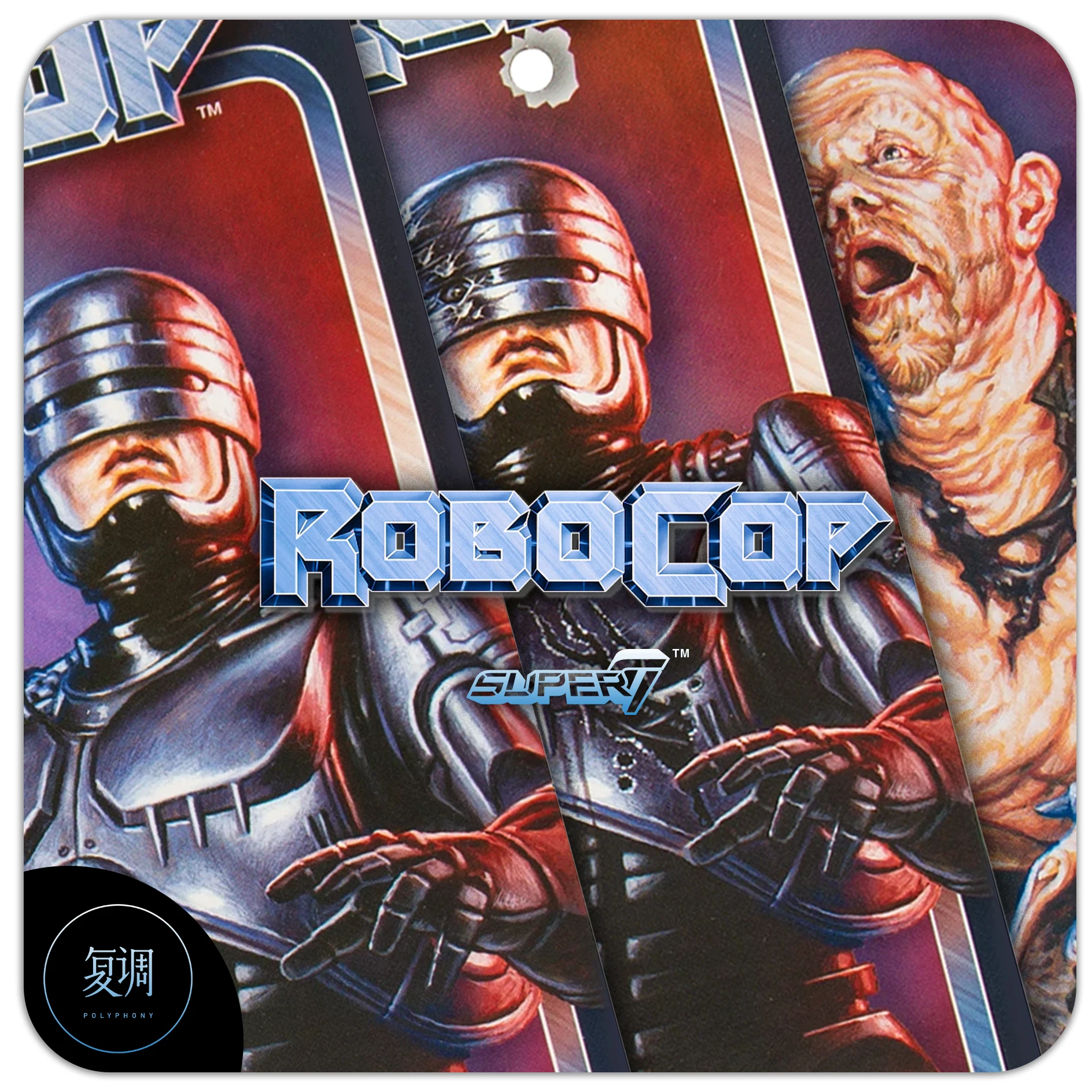 Фигурка супер героя Robocop из ПВХ 3 75 дюйма|model castle|modele iptoy series |