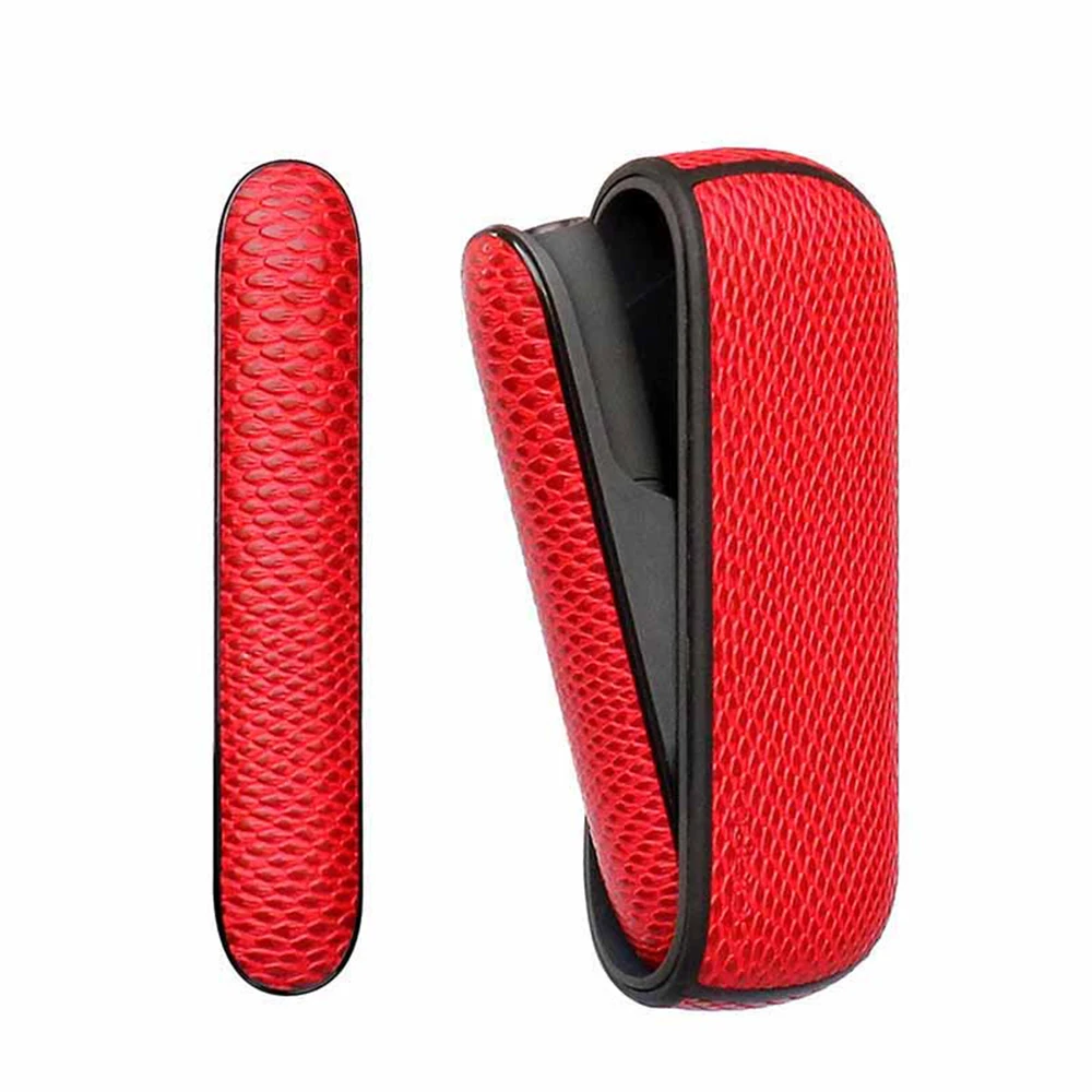 Защитная боковая крышка змеиной кожи для электронной сигареты iqos 3 0 коричневая