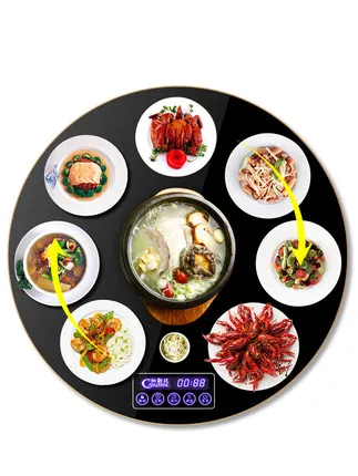 GR 2018 круглая изоляционная доска для еды домашняя греющая Горячая 60 см с