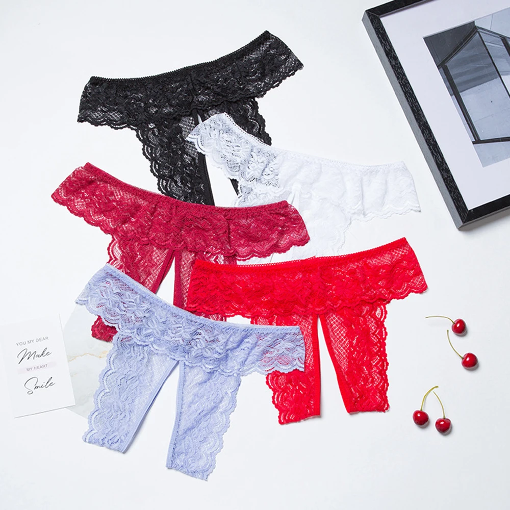 Женские сексуальные трусики с открытой промежностью эротическое нижнее белье