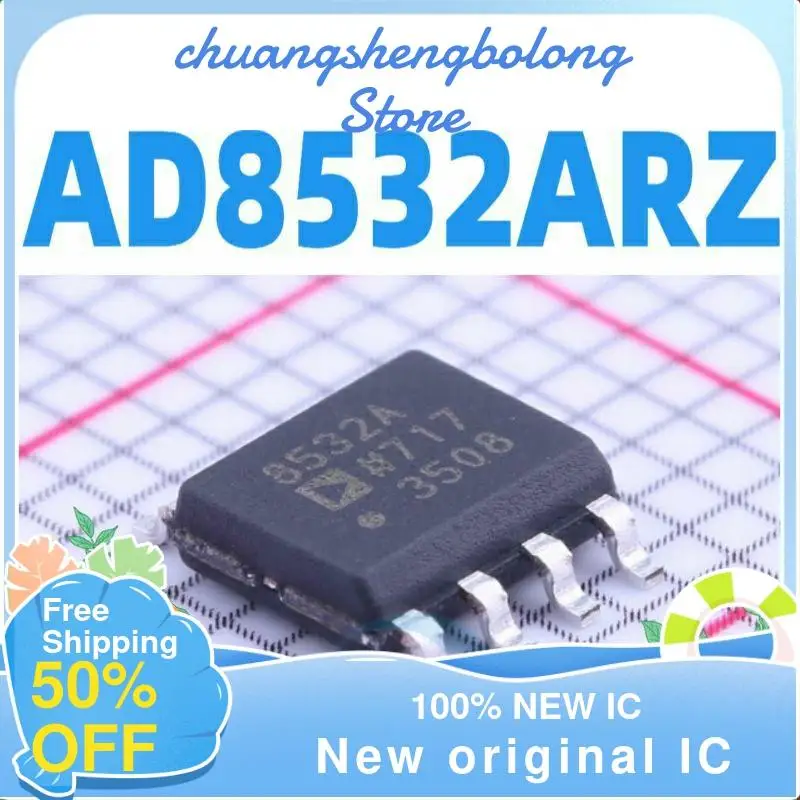

10-200PCS AD8532ARZ AD8532AR AD8532A AD8532 SOP8 New original IC