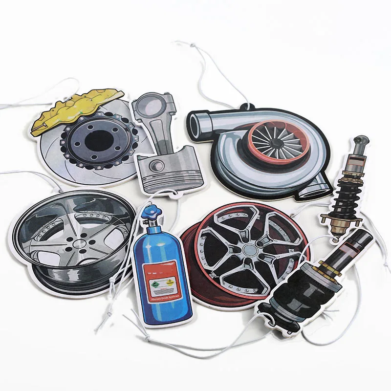 JDM Style автомобильный освежитель воздуха твердый бумажный поршневой тормоз обод