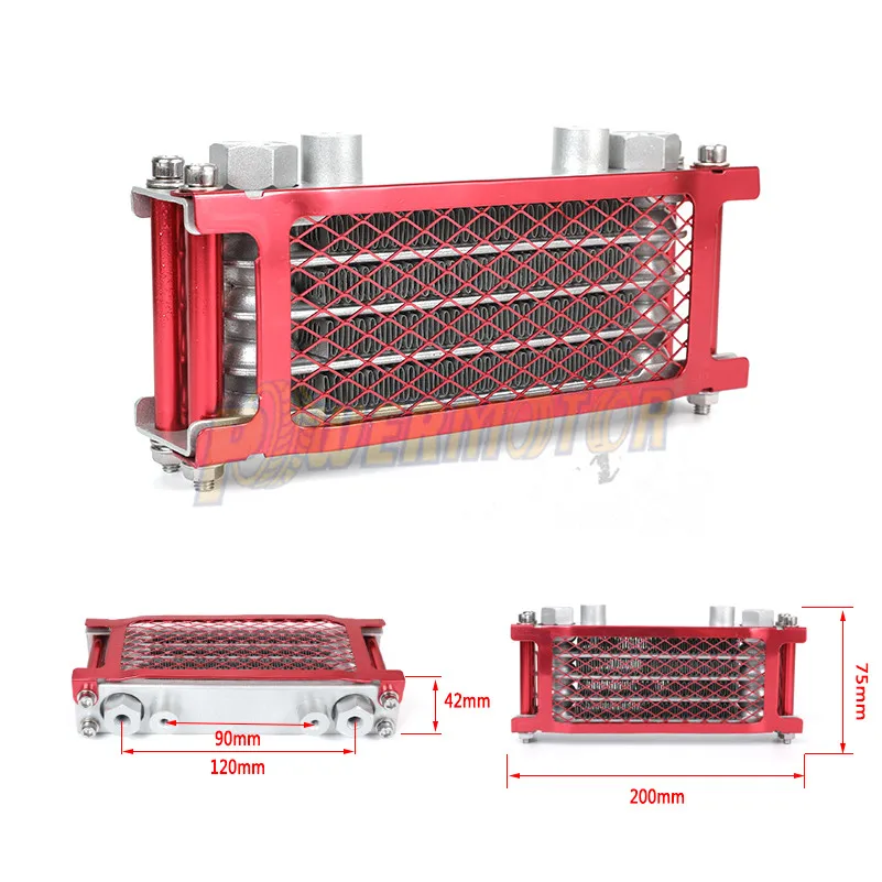 Горизонтальный двигатель для мотоцикла радиатор внедорожника квадроцикла 50 куб.