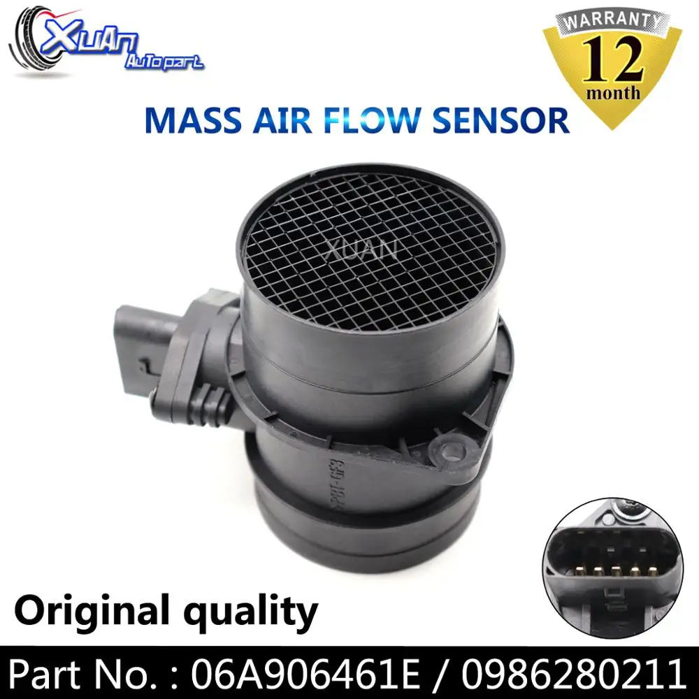 XUAN MAF массовый расходомер воздуха сенсор 0986280211 для Audi A3 Ford Galaxy Seat Alhambra Ibiza Leon Toledo