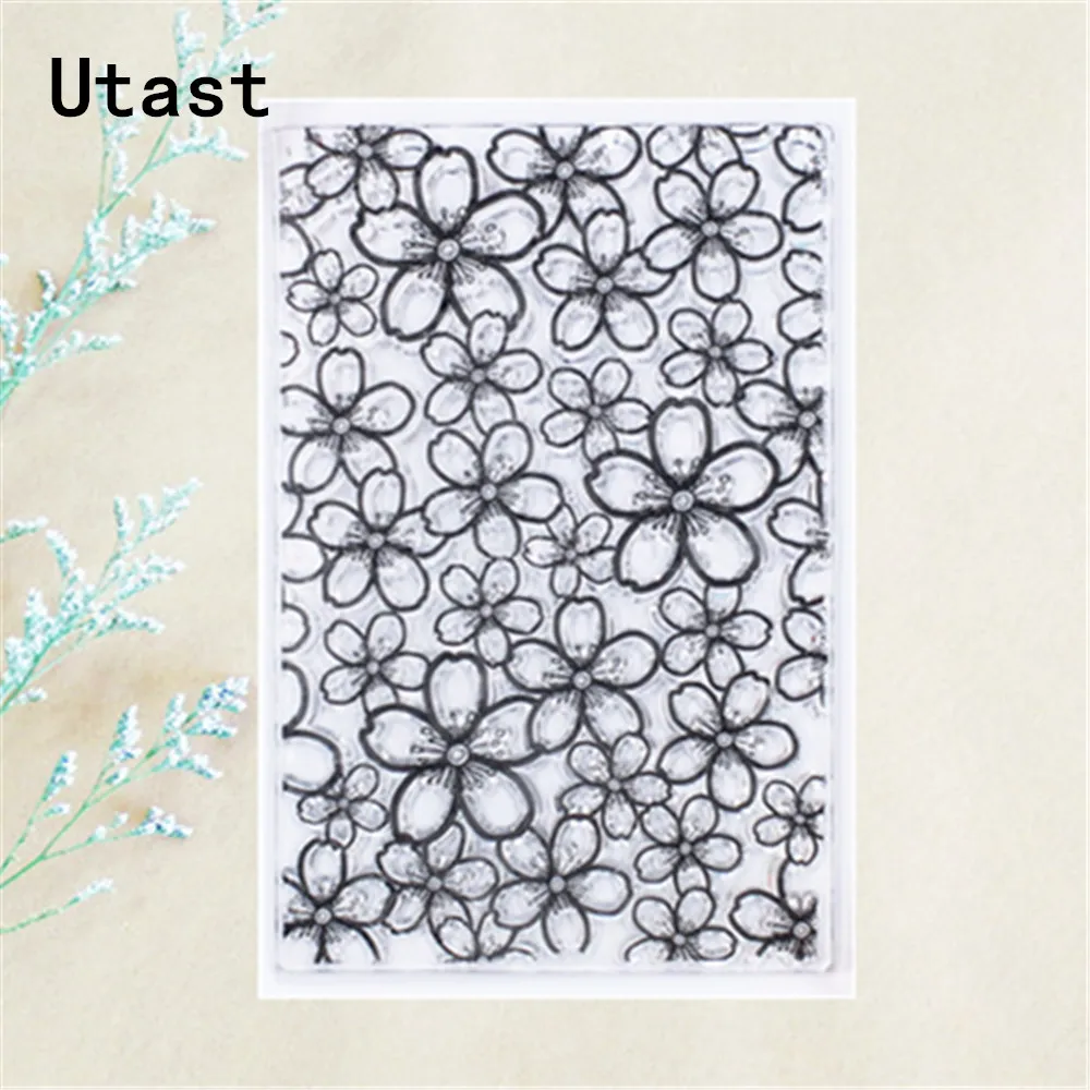 Прозрачные силиконовые штампы с изображением вишни/прозрачный резиновый штамп