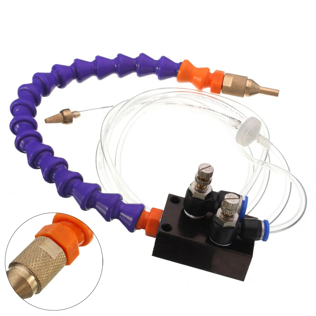 

Mist Coolant Lubrication Spray System for 8mm Air Pipe CNC Lathe Milling Drill Machines Metal Cutting Engraving Cooling Machine