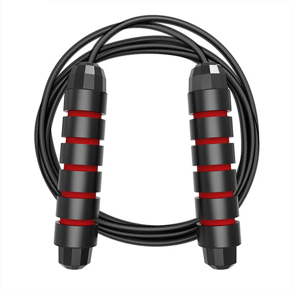 

Fitness Weight-Bearing Skipping Rope Tangle-Free with Ball Bearings Rapids Speed Jump Rope Cable Adjustable Jumprope New#40