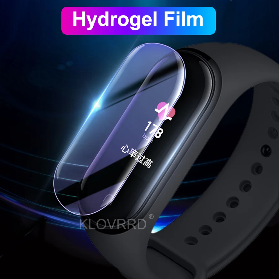 2 шт./лот для Xiaomi Mi Band 5 4 3 высокопрозрачная полноэкранная Защитная пленка экрана
