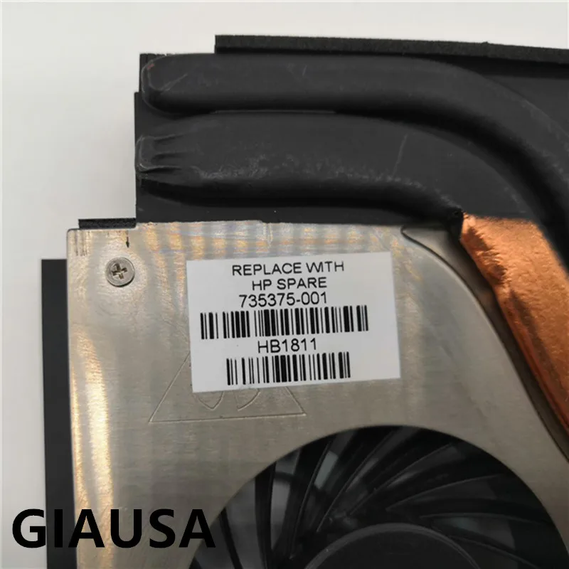 Вентилятор для ноутбука HP 17 3 дюйма ZBOOK G1 G2 PN: VBL20 735375 001|Комплектующие ремонта