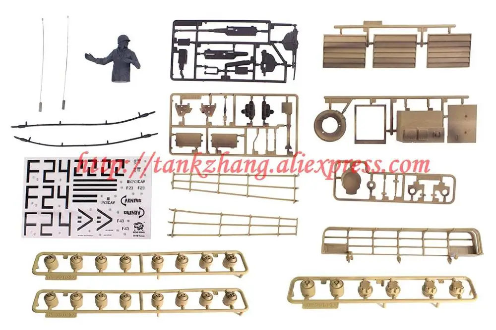 HENG длинный 3918/3918-1 RC tank U.S. M1A2 ABRAMS 1/16 запасные части No. Полный комплект