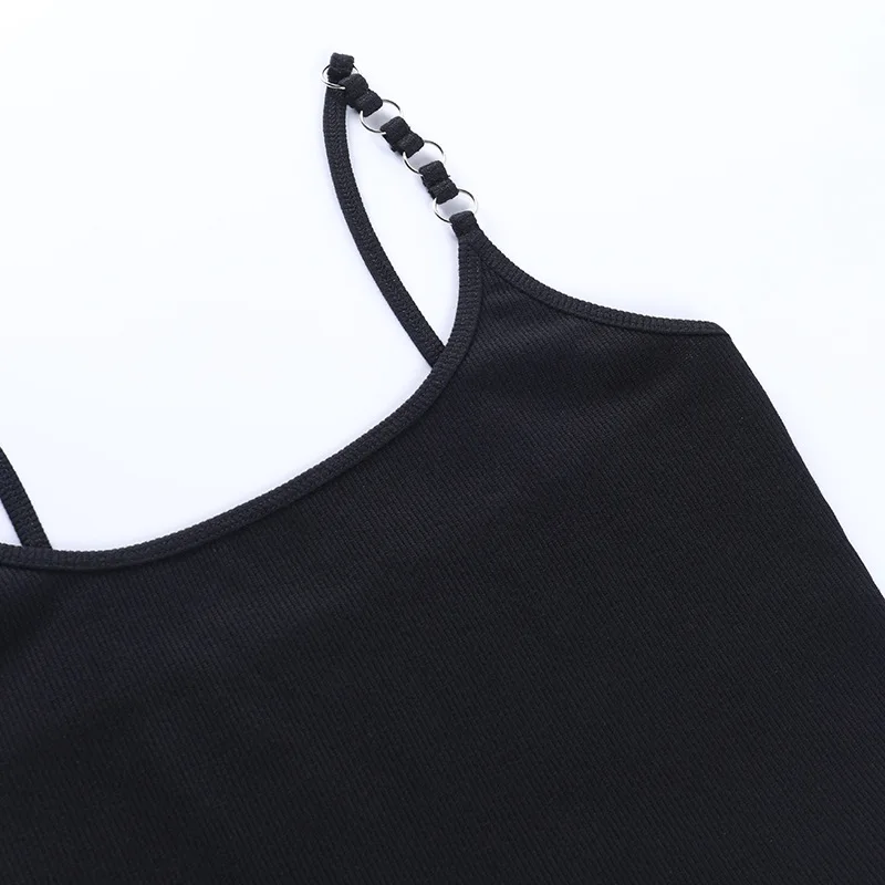 

Chain Sling Women's Tube Top Summer Streetwear Women's Corset Korean Fashion Sleeveless White Top Women Chic Elegant Tank Top