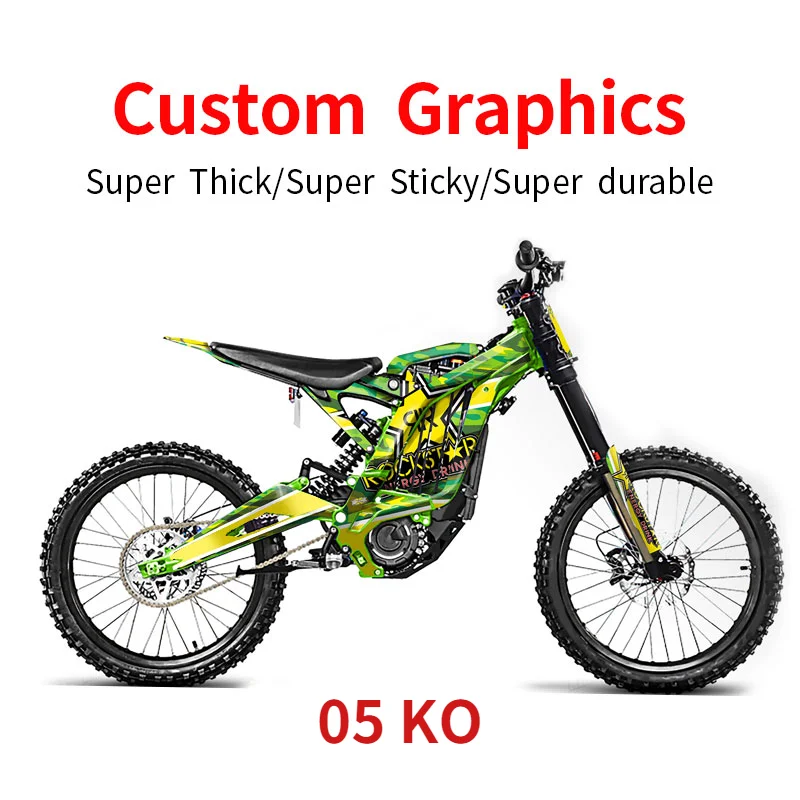 

For SURRON Custom Stickers Light Bee X Electric Off-road Bike Dirtbike Decorative Self-adhesive Moisture-proof Thick SUR-RON