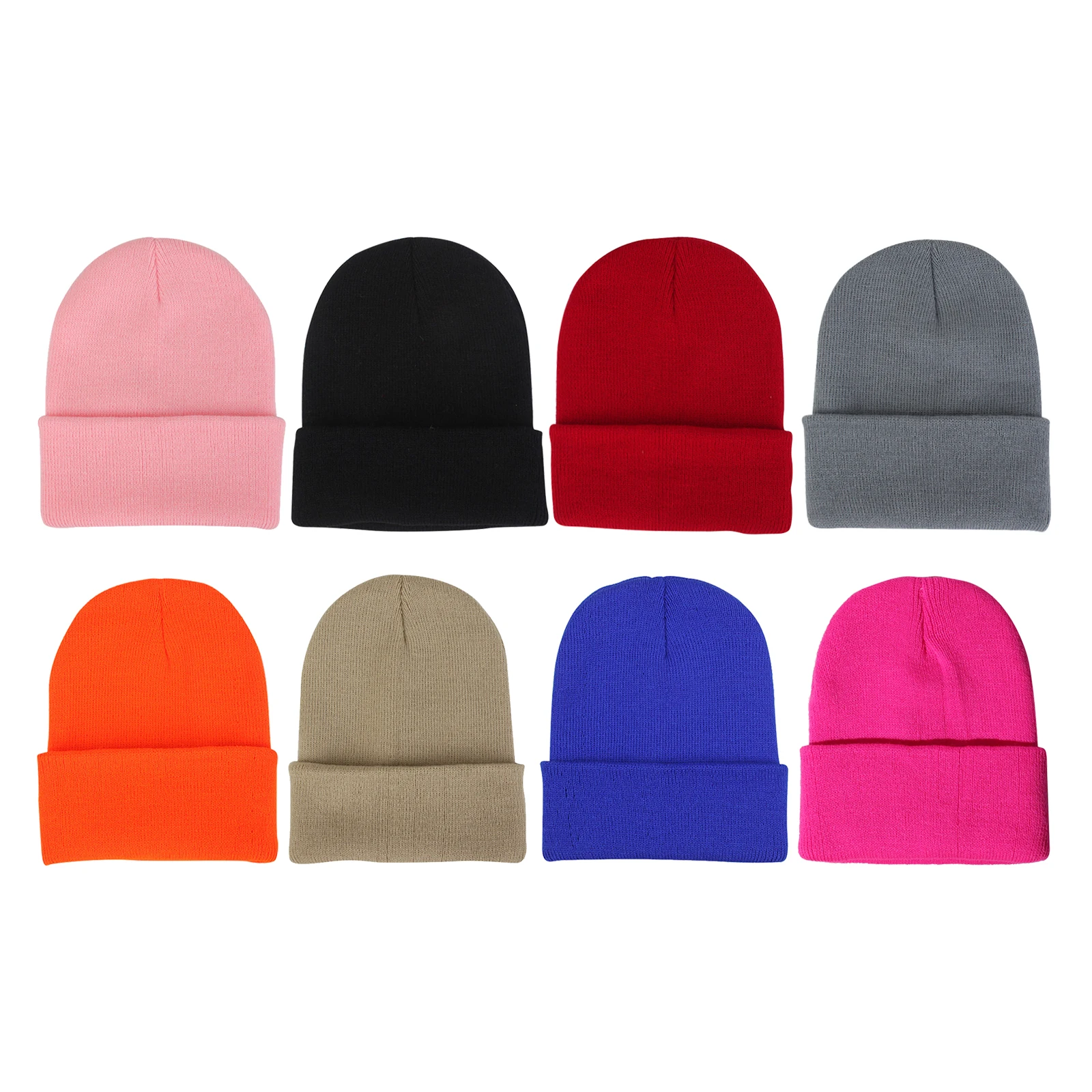 

Beanie for Men Women Cuffed Cap Soft Slouchy Beanie Winter Knit Hats Fisherman Beanie Skull Cap Unisex Daliy Beanie