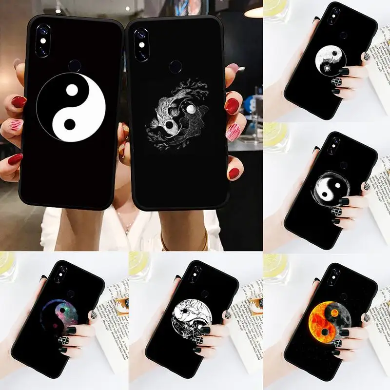 

Eight Diagrams Taiji Yin Yang Phone Case For Xiaomi Redmi Note 4 4x 5 6 7 8 pro S2 PLUS 6A PRO