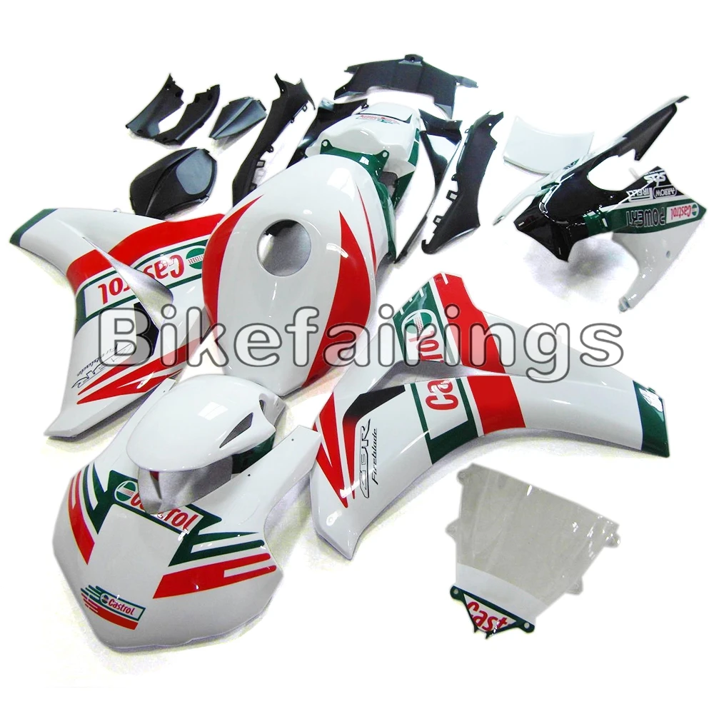 Casrol гоночная версия Cowls для Honda CBR1000RR 2008 2009 2010 2011 Красный Зеленый Белый крышки