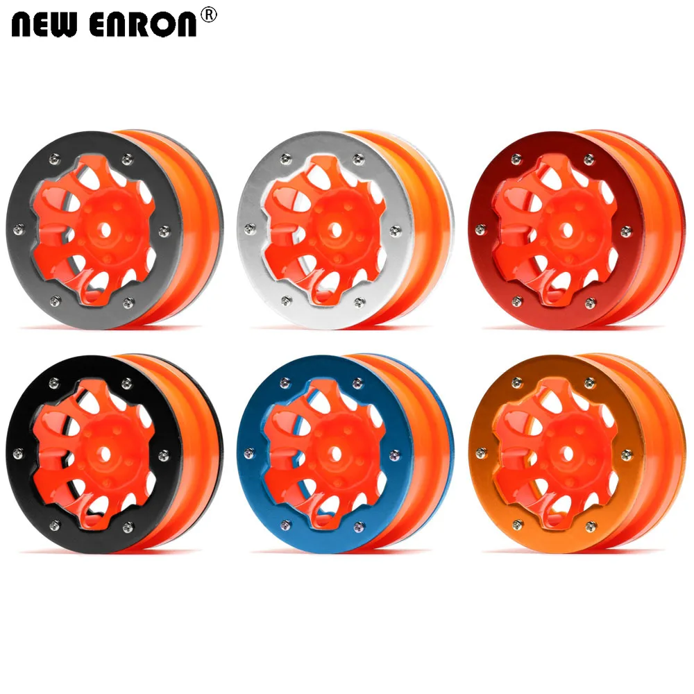 

Оранжевые пластиковые колеса 54*40*27 с 10 отверстиями диаметром 1,9 дюйма для радиоуправляемых гусеничных моделей Axial SCX10 Traxxas TRX-4 Tamiya CC01