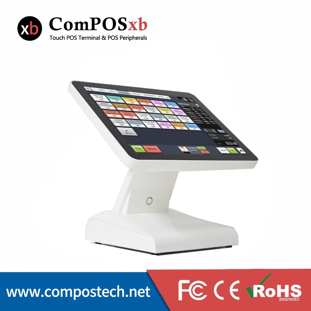 Кассовый аппарат POS-система для розничных продавцов и ресторанов черная кассовая