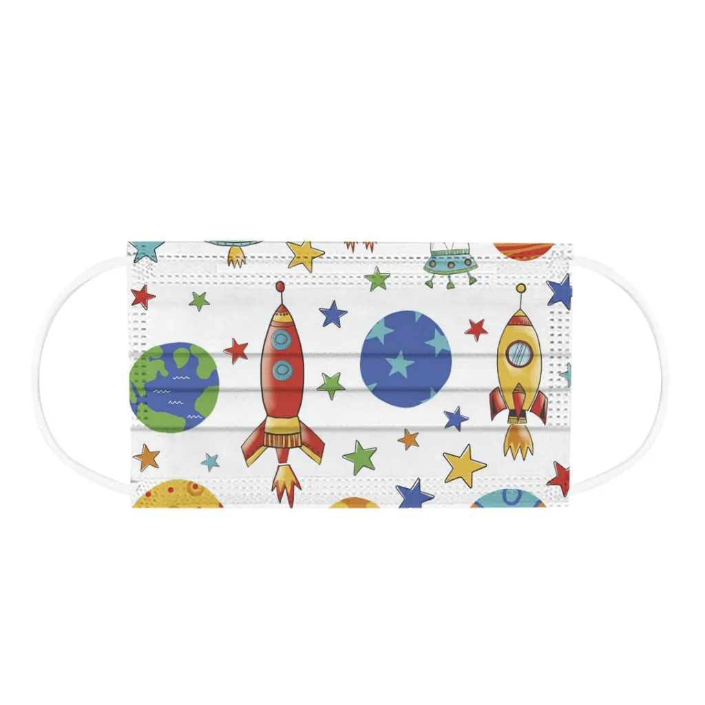 Ушная маска для детей одноразовая мультяшная высокоэффективная фильтрация 3