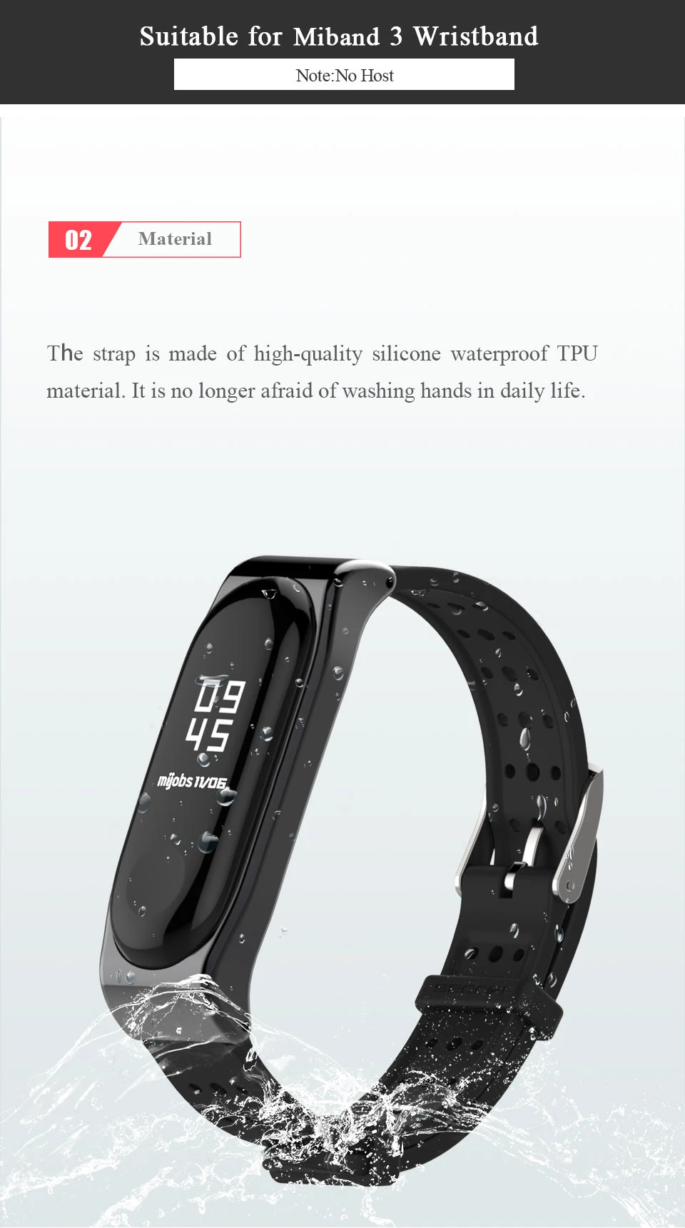 Mi jobs mi Band 4 3 Силиконовый ремешок для Xiaomi mi Band 4 3 Аксессуары для умных браслетов браслет mi Band 4 3 металлический ремешок
