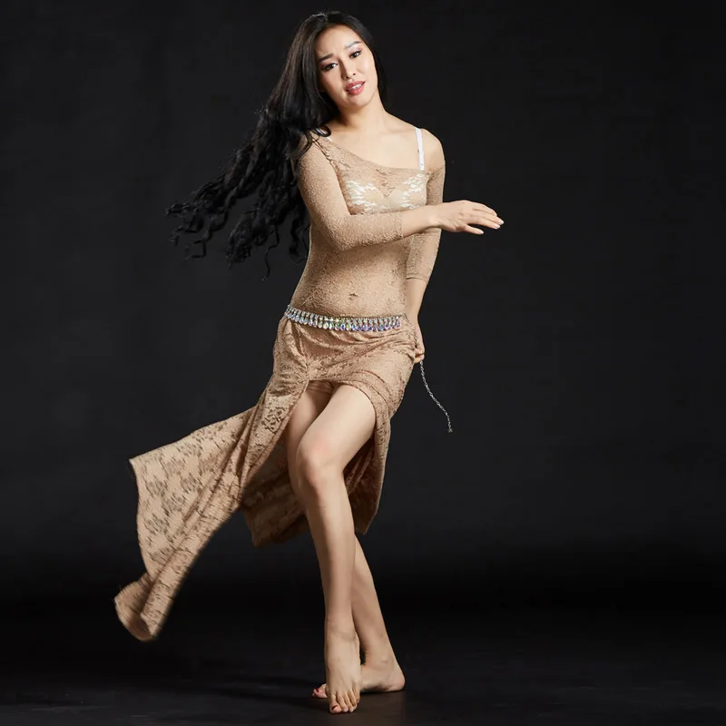 

New Arrival Belly Dance Dresses For Ladies Lace Bellydance Costumes Women Belly Dance Performance Wear Long Skirt With Shorts