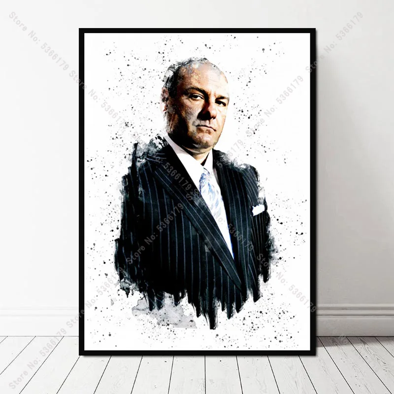NT618 классический персонаж фильма тони сопрано гангстер плакат принты картина