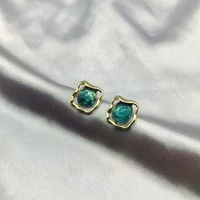 vintage retro stud earrings for women jewelry korean fashion simple dainty ear piercing wedding gift 2022 trend free shipping
