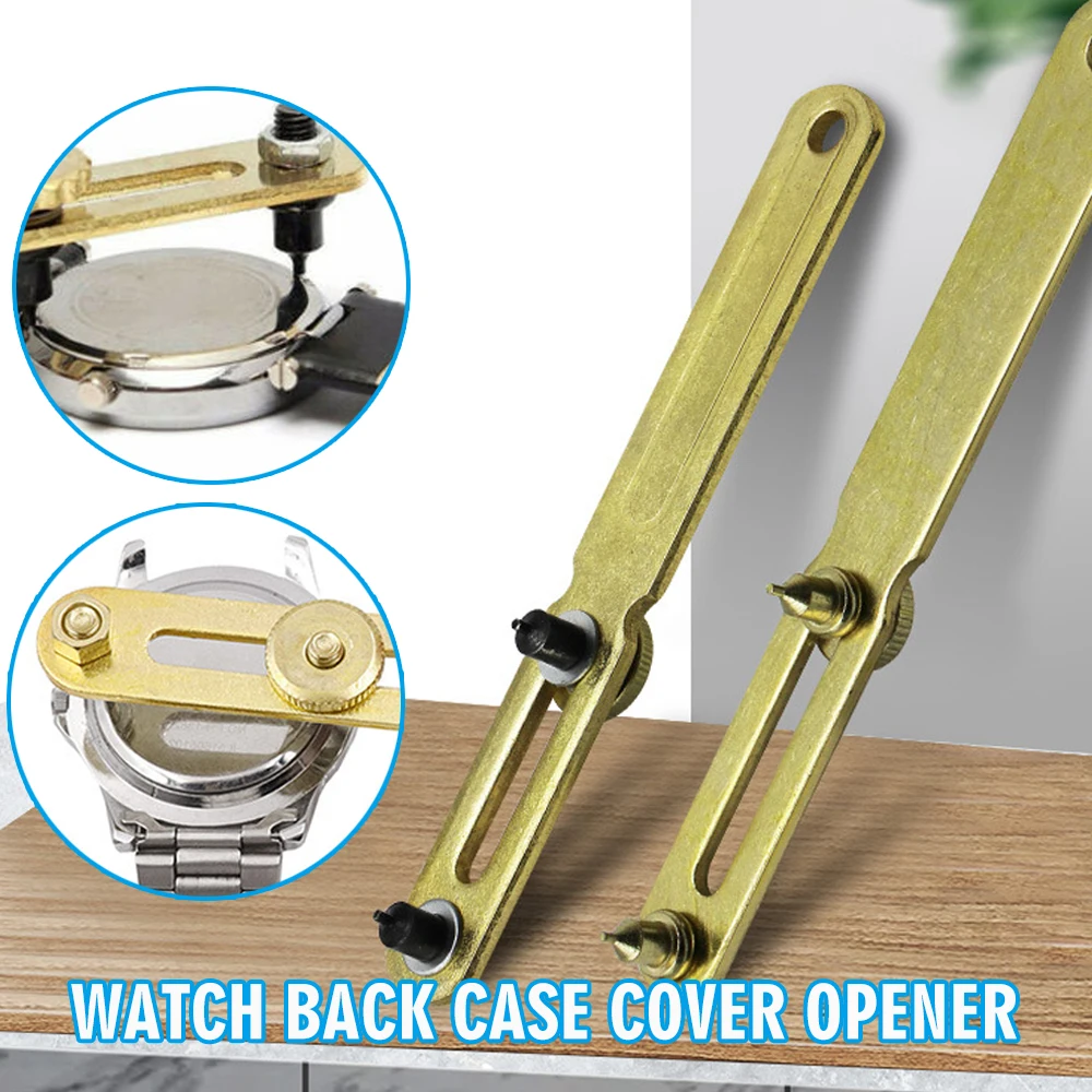 1pc Watch Back Case Cover Opener Adjustable Remover Repair Wrench For Watchmaker For Opener Battery Replacement Tool