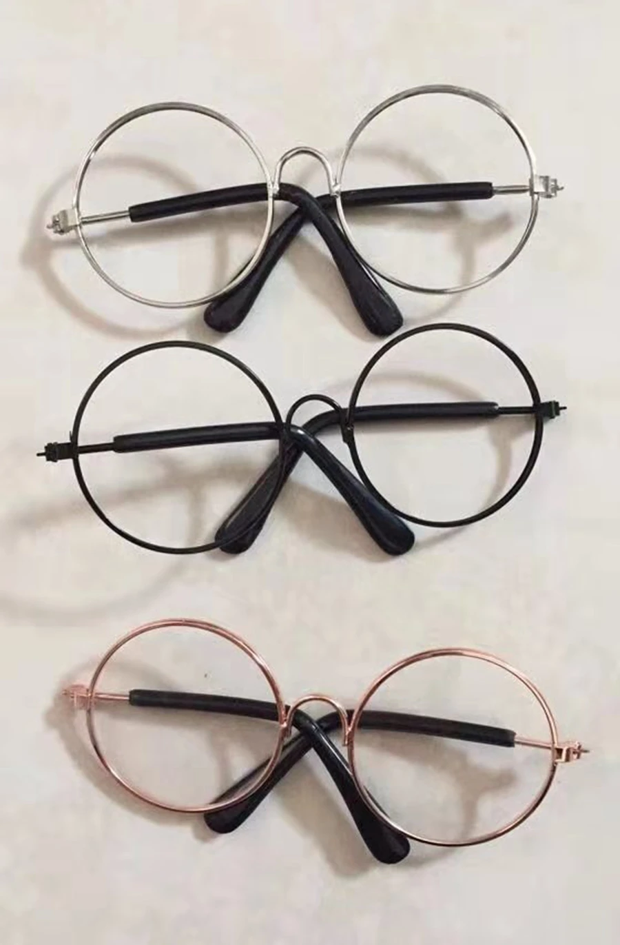 Gafas redondas para reci&eacute;n nacidos, accesorios de fotograf&iacute;a para ni&ntilde;o, ni&ntilde;a, caballero, gafas planas para estudio fotogr&aacute;fico, accesorios para ojos de beb&eacute;-4