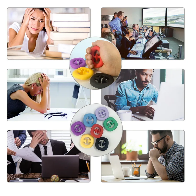 

Anti Stress Finger Hand Grip Stress Reliever Fidget Toy Adult Child Simple Dimple Stress Toys Decompression Pop It Dropshipping