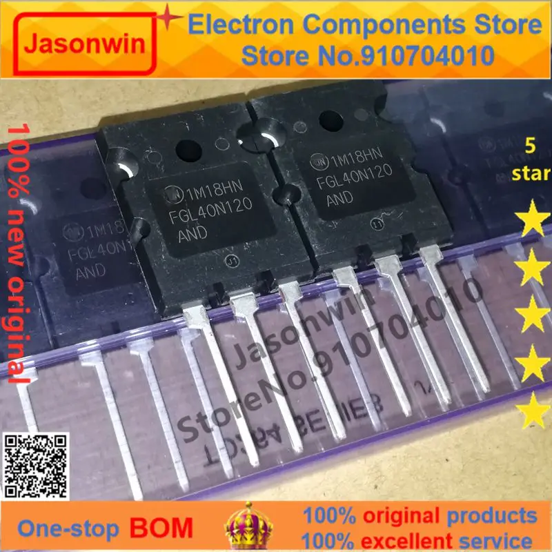 100% nuevo 50 unids/lote оригинальный MOSFET IGBT FGL40N120AND 40A1200V FGL40N120 TO 264 транзистор|Интегральные