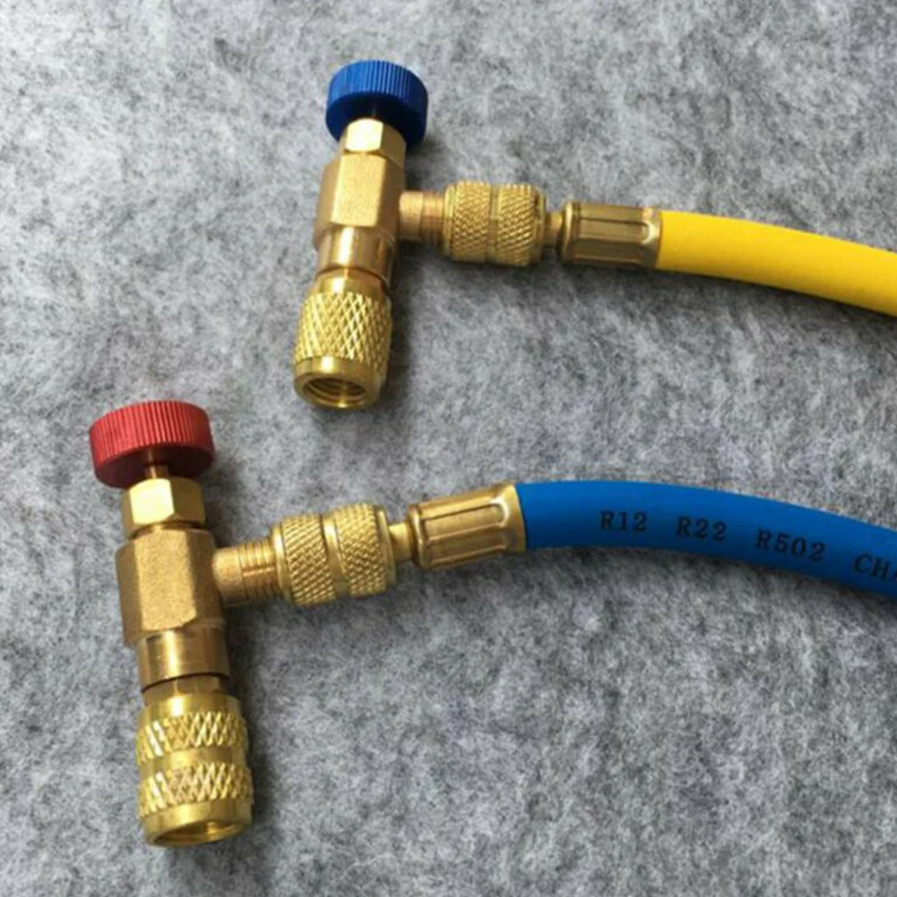 High Quality Refrigeration Charging Air Conditioning Adapter For R410A R22 1/4" Liquid Safety Valve Hose Copper | Обустройство