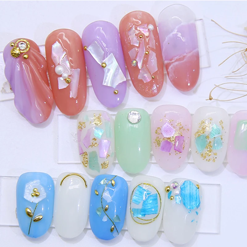 Раздавленные натуральные морские ракушки фрагменты толстые Искусственные