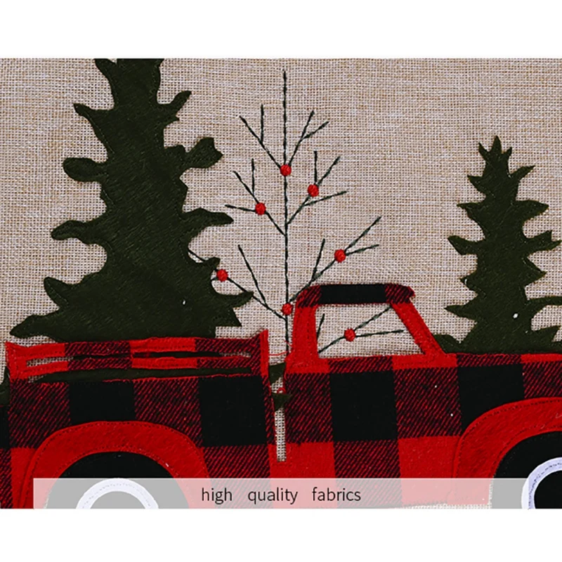 

Car Christmas Tree Apron Classic Red Black Box Christmas Tree Bottom Mat For Home Christmas Decoration New Year Home Decor