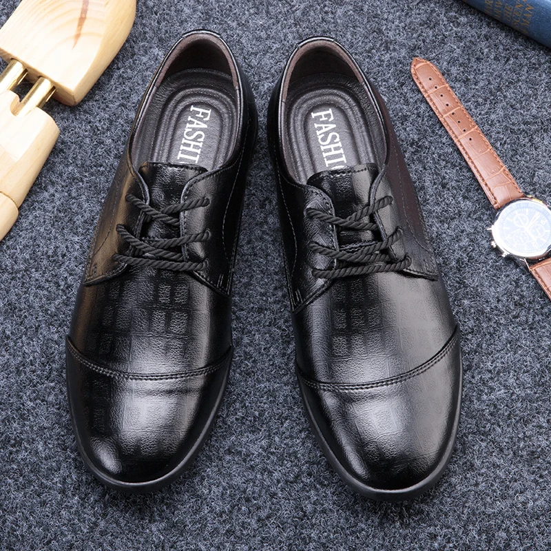 

Men Leisure Shoes Shoe Casual Man Fashion Men Shoes Zapatos Casuales Leather Sneaker Flat Men's Sports For Black