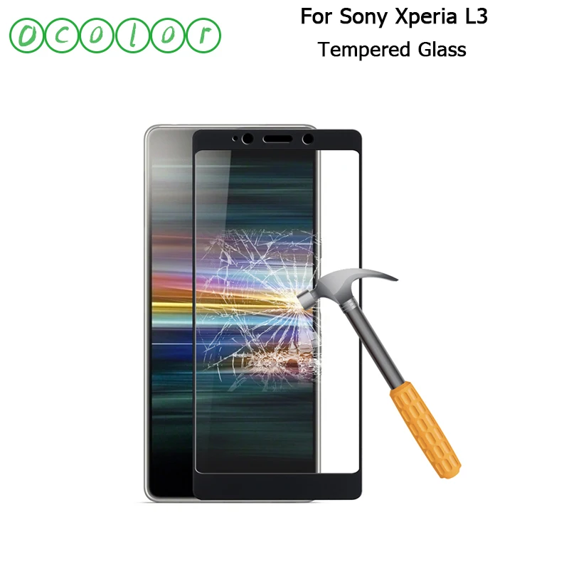 Ocolor для sony Xperia L3 пленка из закаленного стекла ультратонкое Переднее стекло на