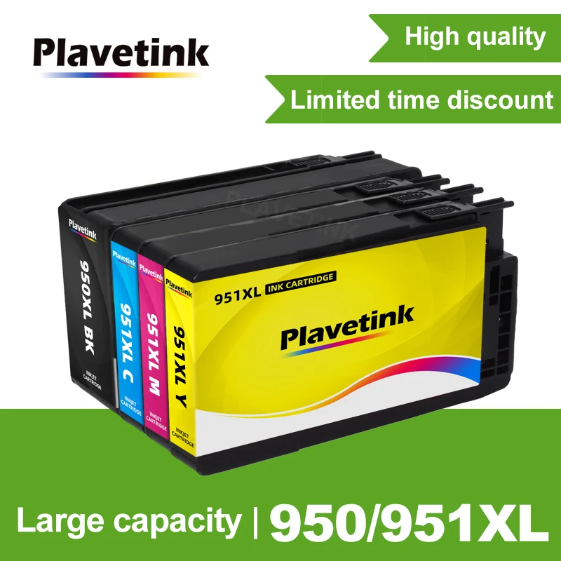 Plavetink совместимый картридж Замена для HP 950 951 Officejet Pro 8100 8600 8610 8620 8630 251dw