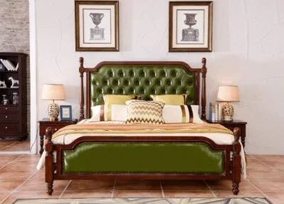 Классический стиль мебель для спальни набор постельного белья деревянный