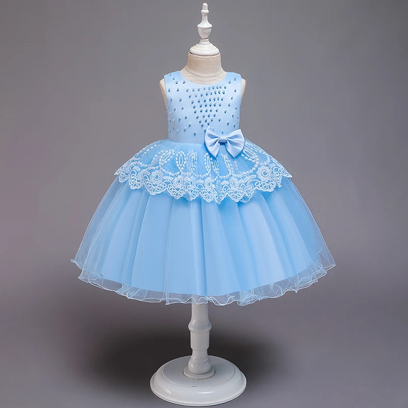 Платье для девочек одежда церемонии открытия элегантная вечеринки с пачкой