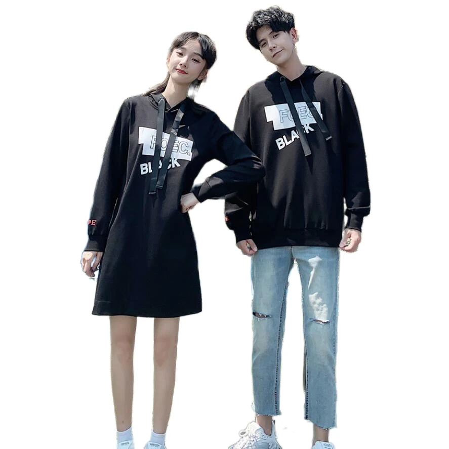 

Spring Autumn Hoodies Sweatshirts Long Sleeve Casual Loose Hooded Tops Valentine's Days Honeymoon Matching Couple Clothes 11