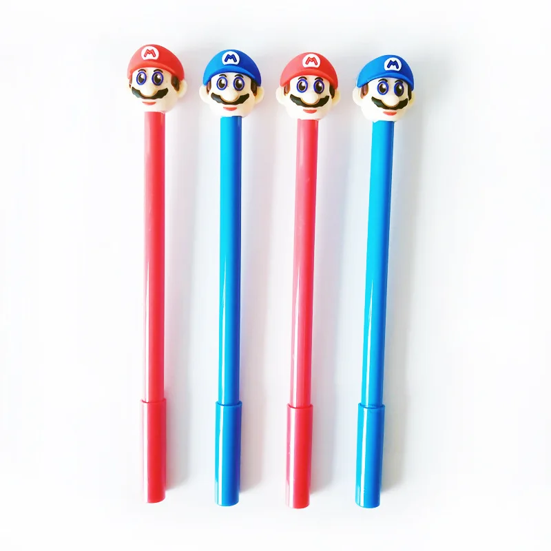 20 PCs Cute Cartoon Creative Water Pen 0.5mm Black Carbon Pen Super Neutral Pen