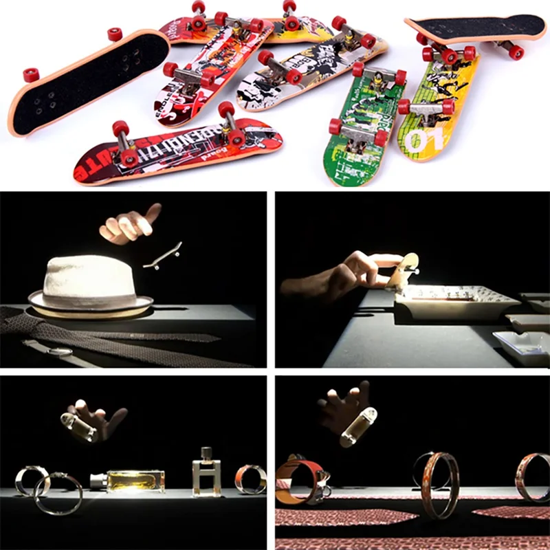 Скейтборд на палец трек игрушки Фингерборды тренировочные игры для детей