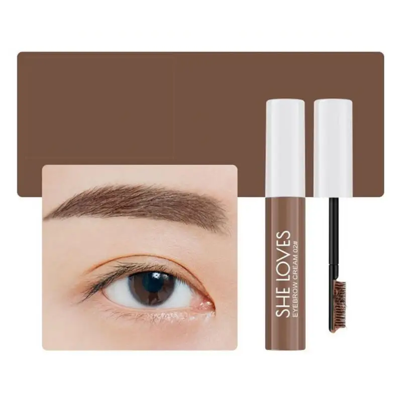 

Multi-colors Fiber Eyebrow Dyeing Cream Waterproof Lasting Ultra-fine Drawing Eyebrow Pencil 4 Fork Tip Eyebrow Pencil TSLM1