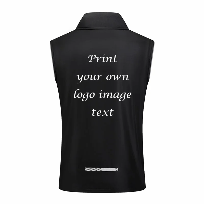 Светоотражающий жилет с логотипом на заказ плюс бархатный принтом логотипа и