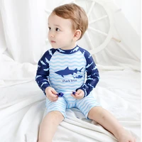 toddler boys rash guard sets whale swimsuit short sleeve siamese swimwear sun protection suit