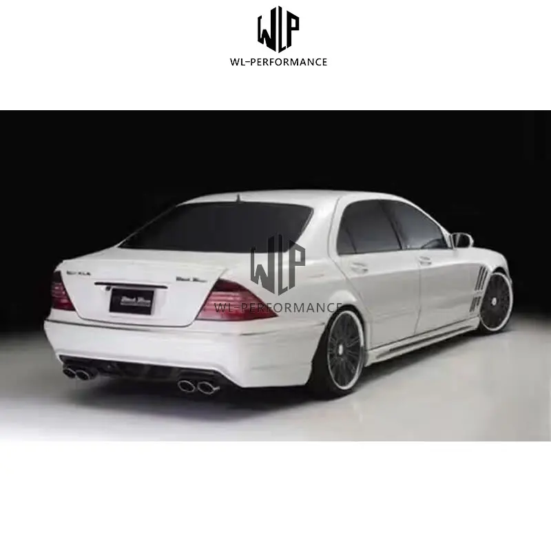 W220 S320 S350 Frp Неокрашенный Комплект кузова автомобиля передний задний бампер