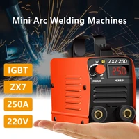 220v portable mini arc welding machines igbt dc inverter arc welder lcd display handheld electric welders adjust 20 250a current
