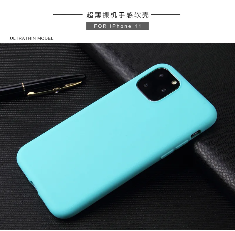 100 шт. ультра тонкий матовый случае чехол для телефона айфон афон айфона Iphone 11 pro max
