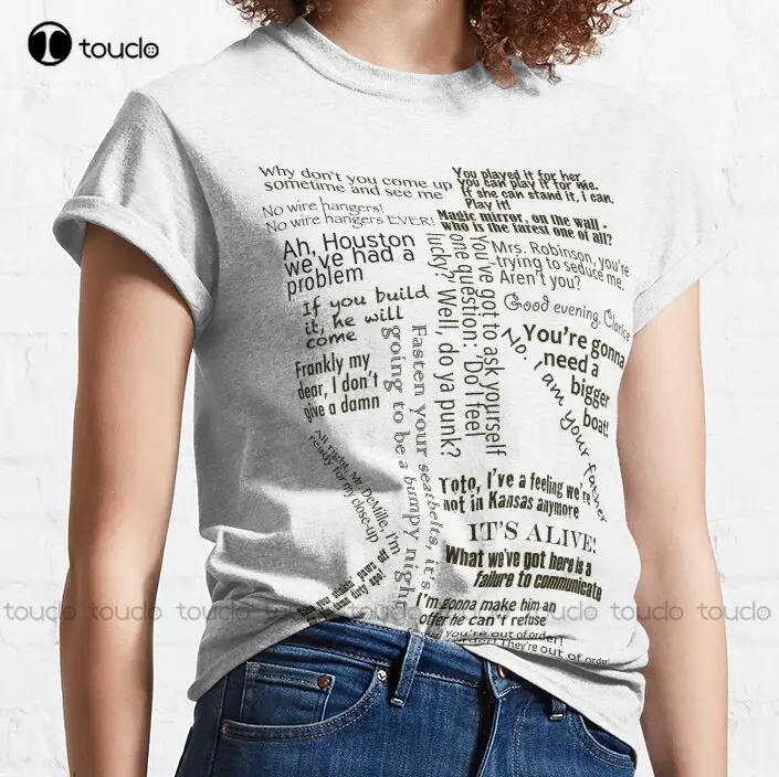 

New Misquote Classic T-Shirt Cotton Tee Shirt fishing shirt Custom aldult Teen unisex digital printing Tee shirt
