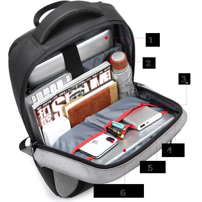 

Men Backpacks Anti-theft mochilas Waterproof Business Laptop Bags school bags Teenager Bookbag Travel Rucksack Shoulder Bags